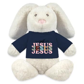 only Jesus - MiniFeet® RecycelHase® Bunny Cream - french navy - Front