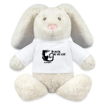 Psycho style - MiniFeet® RecycelHase® Bunny Cream - white - Front