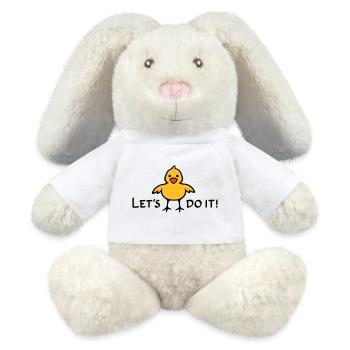 Let's do it! - MiniFeet® RecycelHase® Creme - Weiß - Vorne