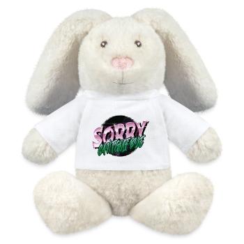 Balançoire de golf Déclaration GolfKing Fun Golfer Golfmom - Lapin en peluche recyclé MiniFeet® Crème - blanc - Devant