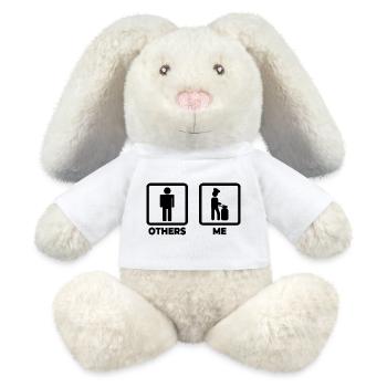 Me as a cook - MiniFeet® RecycelHase® Bunny Cream - white - Front