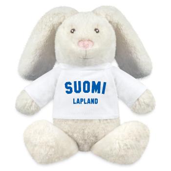 LAPLAND Suomi Lapland Finland - MiniFeet® RecycelHase® Bunny Cream - white - Front