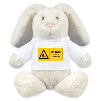 Gender equality - MiniFeet® RecycelHase® Bunny Cream - white - Front