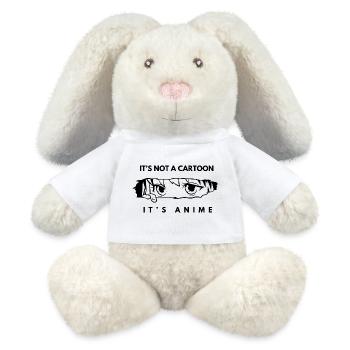 Es ist kein Cartoon – Anime Fan Art - MiniFeet® RecycelHase® Creme - Weiß - Vorne