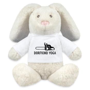 Dorfkind Yoga Chainsaw - MiniFeet® RecycelHase® Creme - Weiß - Vorne