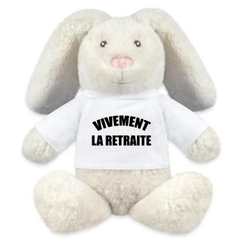 Strongly Retreat! - MiniFeet® RecycelHase® Bunny Cream - white - Front