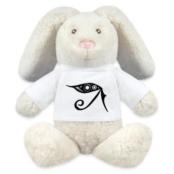horusauge - MiniFeet® RecycelHase® Creme - Weiß - Vorne