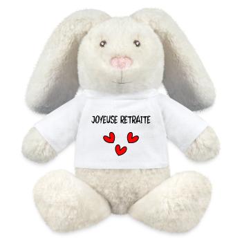 RETIREMENT. RETIREMENT. RETIRED. HAPPY RETIREMENT - MiniFeet® RecycelHase® Bunny Cream - white - Front