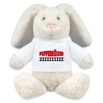 PUFFERKÜSSER - MiniFeet® RecycelHase® Bunny Cream - white - Front