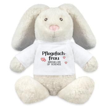 Bachelor's Degree in Nursing - Degree in Nursing - MiniFeet® RecycelHase® Bunny Cream - white - Front