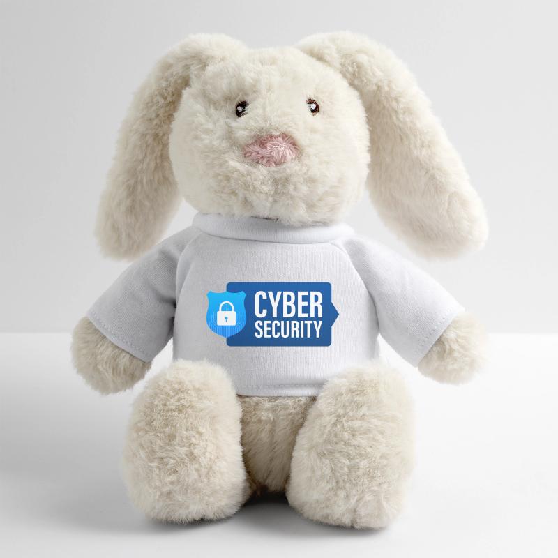 Cyber Security, Computer MiniFeet® RecycelHase® Bunny Cream