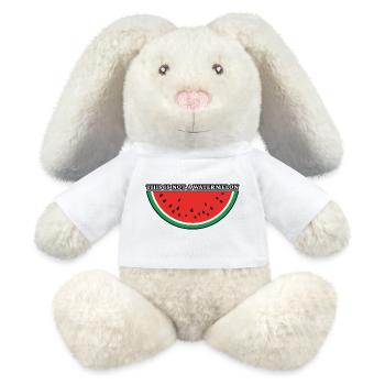 This Is Not A Watermelon - Lapin en peluche recyclé MiniFeet® Crème - blanc - Devant