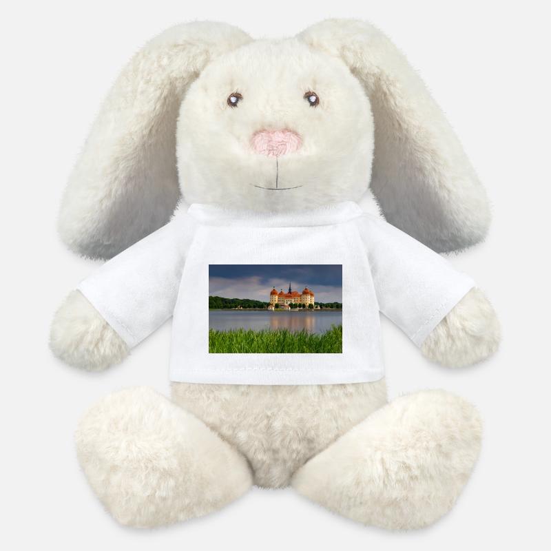 Moritzburg Castle - MiniFeet® RecycelHase® Bunny Cream - white