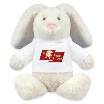 Lenin lebt - MiniFeet® RecycelHase® Creme - Weiß - Vorne
