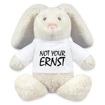 Not your ernst - MiniFeet® RecycelHase® Bunny Cream - white - Front