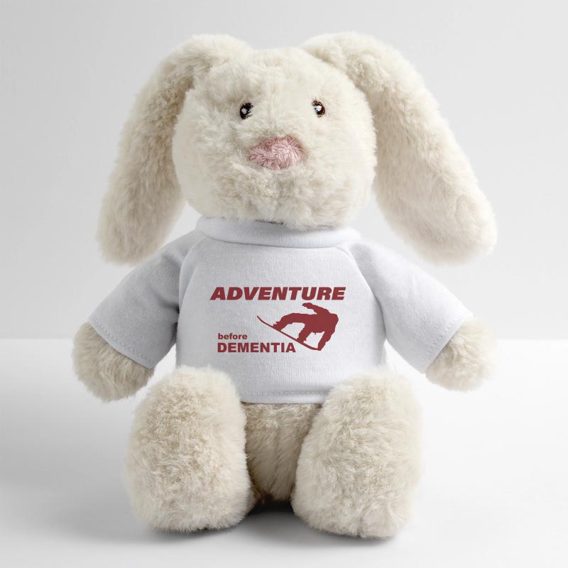 SNOWBOARD ADVENTURE MiniFeet® RecycelHase® Bunny Cream