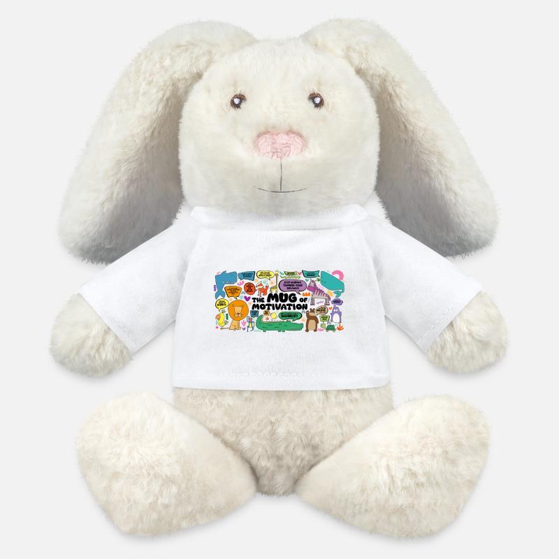 Tasse der Motivation - MiniFeet® RecycelHase® Creme - Weiß