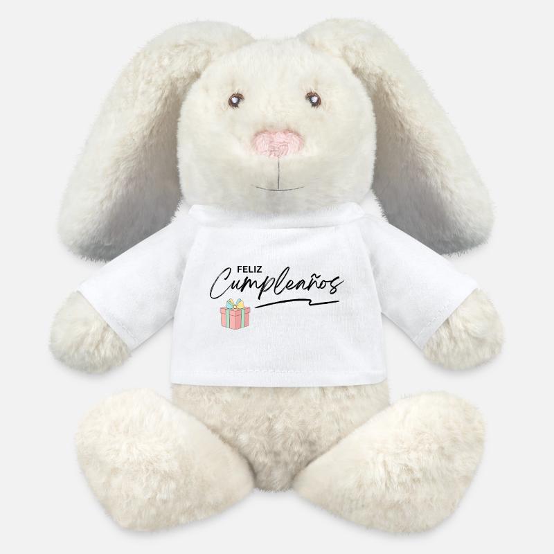 Focus on a small gift - MiniFeet® RecycelHase® Bunny Cream - white