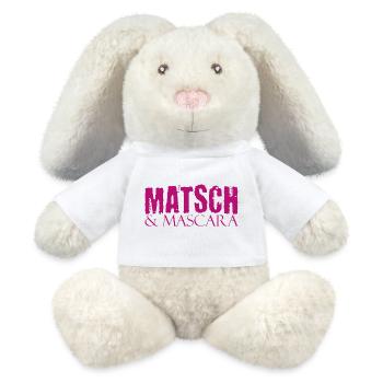 Muddy run shirt mud Matsch Laufshirt Team Mascara - MiniFeet® RecycelHase® Creme - Weiß - Vorne