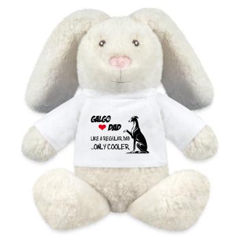 Galgo Dad - MiniFeet® RecycelHase® Creme - Weiß - Vorne