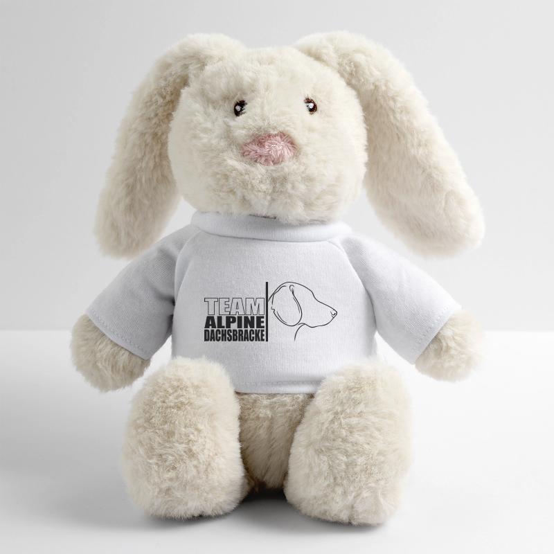 TEAM Alpine Dachsbracke Hunde Jagdhunde Wilsigns MiniFeet® RecycelHase® Creme