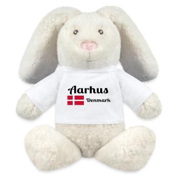 Aarhus Denmark - Stylish prints - MiniFeet® RecycelHase® Bunny Cream - white - Front