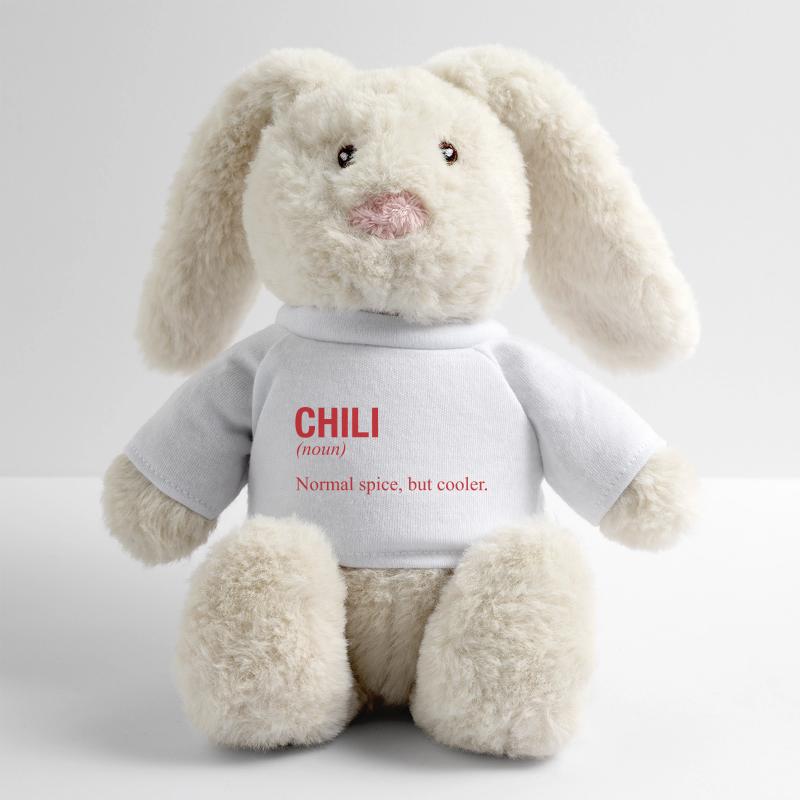 PIMENT Lapin en peluche recyclé MiniFeet® Crème
