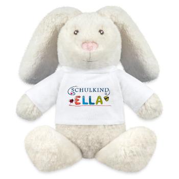 Schoolchild Ella - MiniFeet® RecycelHase® Bunny Cream - white - Front