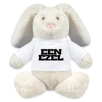A VERY Geometric Block Typography - MiniFeet® RecycelHase® Bunny Cream - white - Front