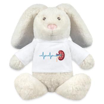 Kidney Rhythm Graph - MiniFeet® RecycelHase® Bunny Cream - white - Front