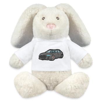 Grau Sportkombi Racing Flair - MiniFeet® RecycelHase® Creme - Weiß - Vorne
