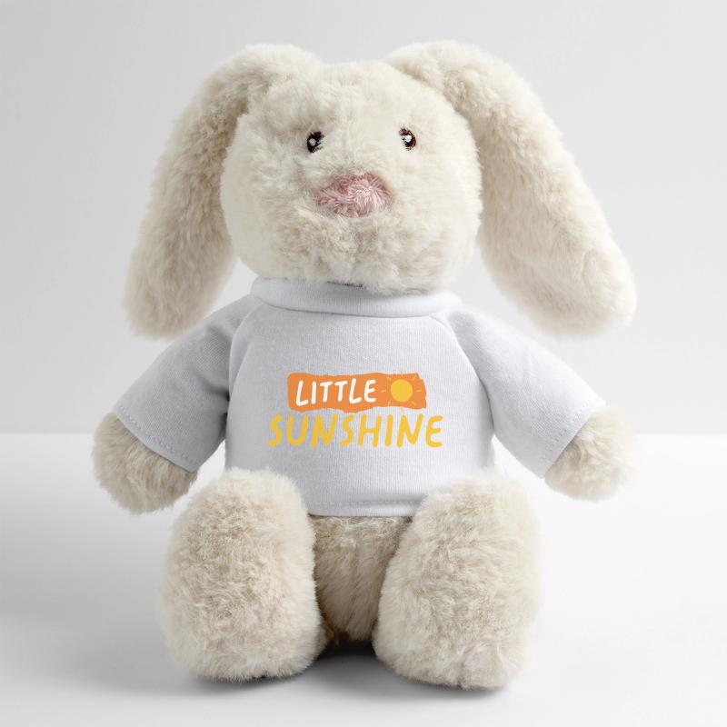 PETIT RAYON DE SOLEIL Lapin en peluche recyclé MiniFeet® Crème