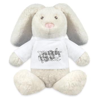 Thought Criminal - 1984 - MiniFeet® RecycelHase® Bunny Cream - white - Front
