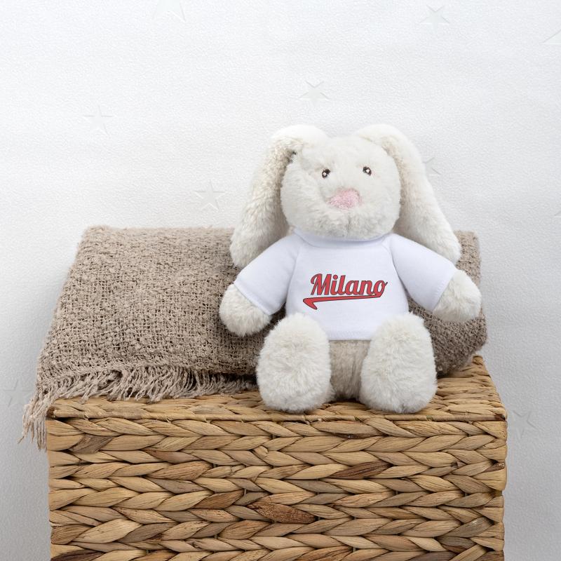 Milano Script Emblem Swoosh MiniFeet® RecycelHase® Creme