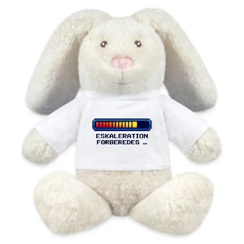 Chemise d’escalade pour nerds et geeks danois - Lapin en peluche recyclé MiniFeet® Crème - blanc - Devant