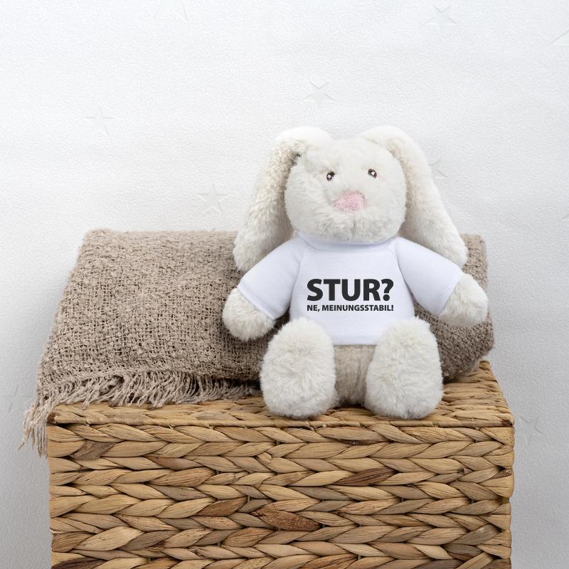 Stubbornness? Ne, opinion stable! MiniFeet® RecycelHase® Bunny Cream