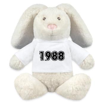 Jahrgang 1988 - MiniFeet® RecycelHase® Creme - Weiß - Vorne
