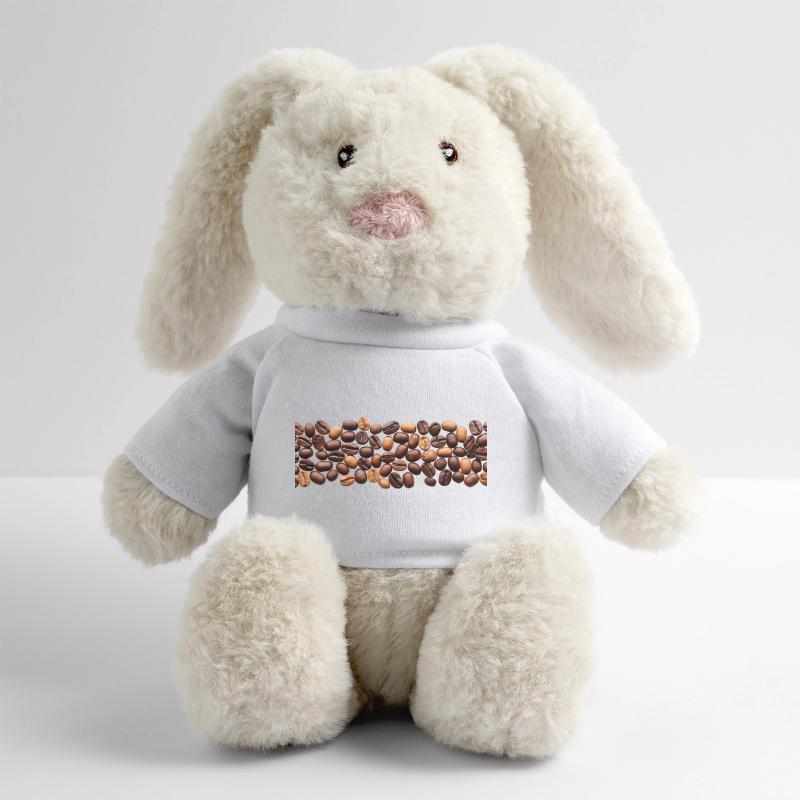 Stilvoller Kaffeegenuss: Kaffeebohnen-Panora MiniFeet® RecycelHase® Creme