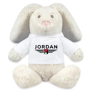 Jordan Amman Fan Outfit T-Shirt Design Gift - Lapin en peluche recyclé MiniFeet® Crème - blanc - Devant