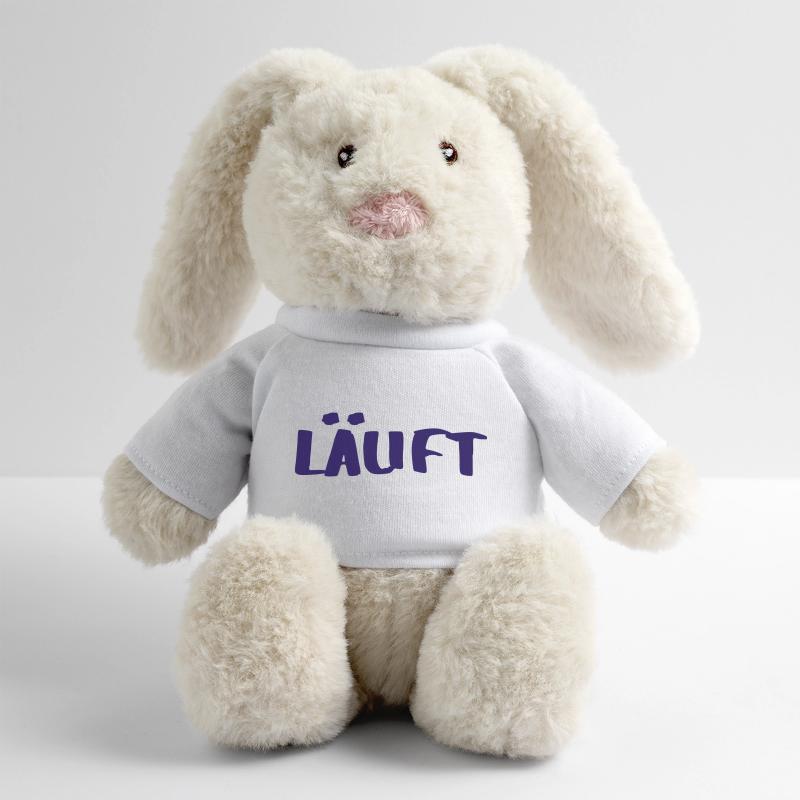 COURSE - Pensée positive - Déclaration Lapin en peluche recyclé MiniFeet® Crème