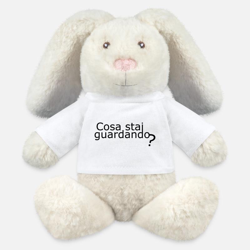 Looking - MiniFeet® RecycelHase® Bunny Cream - white