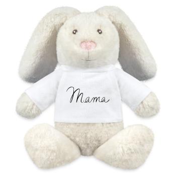 Mama - MiniFeet® RecycelHase® Creme - Weiß - Vorne
