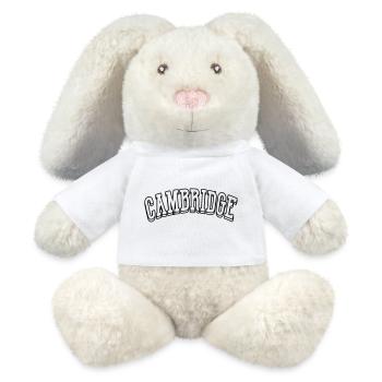 Chemise Cambridge - Lapin en peluche recyclé MiniFeet® Crème - blanc - Devant