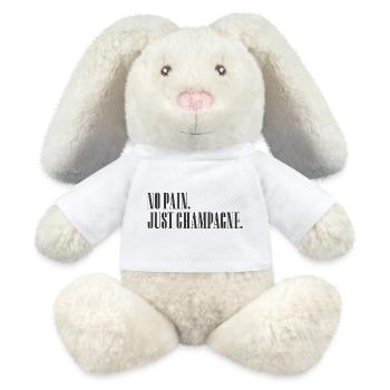 no pain. just... - MiniFeet® RecycelHase® Creme - Weiß - Vorne