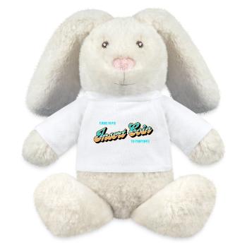Insert Coin Arcade Nostalgia - MiniFeet® RecycelHase® Bunny Cream - white - Front