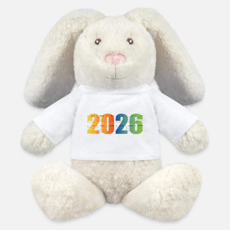 Jahreskalender 2026 - MiniFeet® RecycelHase® Creme - Weiß