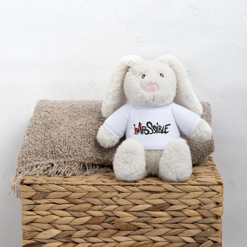 possible Everything is possible MiniFeet® RecycelHase® Bunny Cream