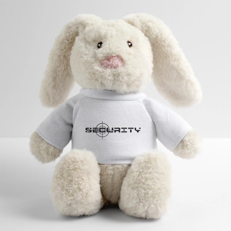 Security, Sicherheitsdienst, Objektschutz MiniFeet® RecycelHase® Creme