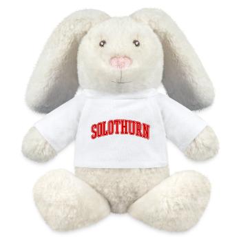 SLOTHURN Hochschulbogen Schriftzug - MiniFeet® RecycelHase® Creme - Weiß - Vorne