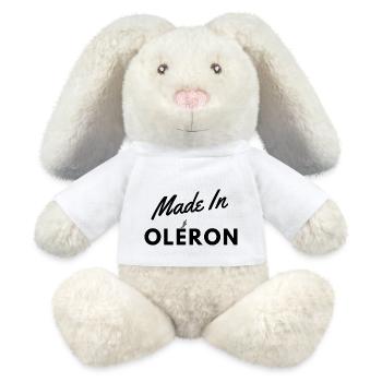 Hergestellt in Oléron - MiniFeet® RecycelHase® Creme - Weiß - Vorne